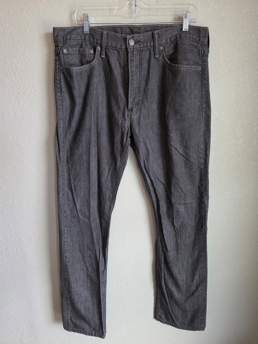 MENS LEVIS 513 SLIM STRAIGHT LEG JEANS SIZE 36 X 34 EXCELLENT